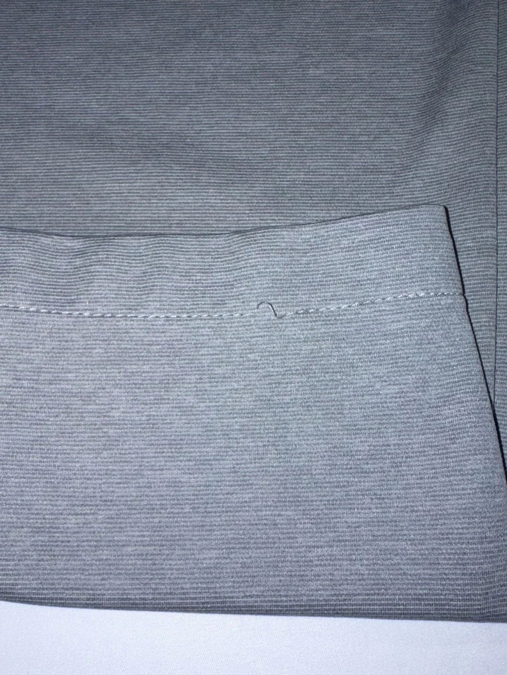 Bobobos Men's Gray Elastic-Waist Casual Pants short length